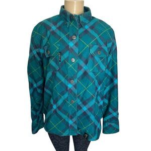 Speed And Strength Women’s Flannel Motorcycle protective Shirt jacket XL